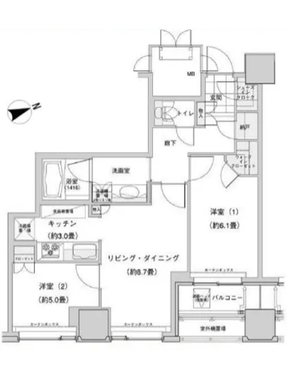 ウエストパークタワー池袋 310