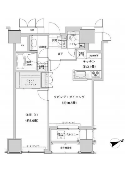 ウエストパークタワー池袋 2112