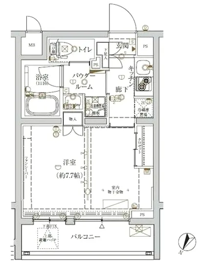 クレイシア新宿ノース 405