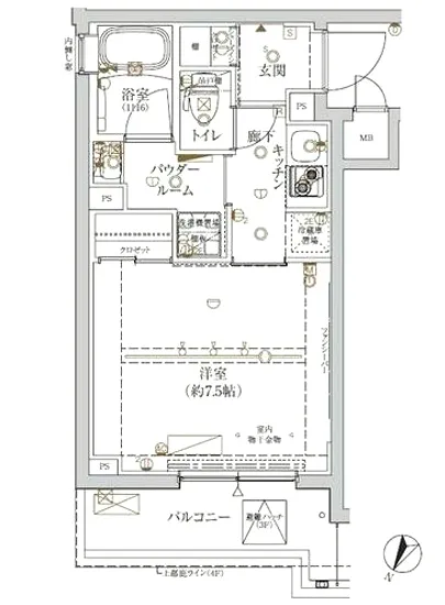 クレイシア新宿ノース 306