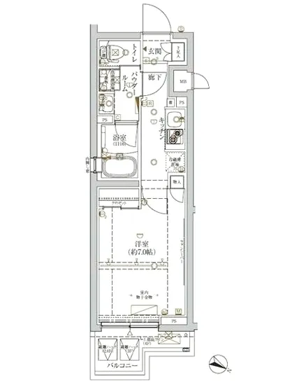 クレイシア新宿ノース 407