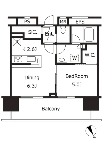 ザ・パークハウス渋谷美竹 1702