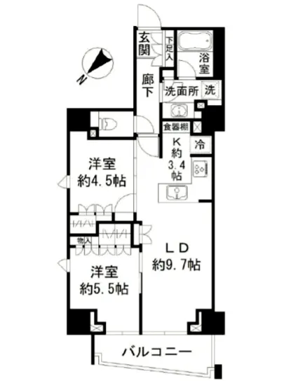 パークホームズ月島二丁目 1001
