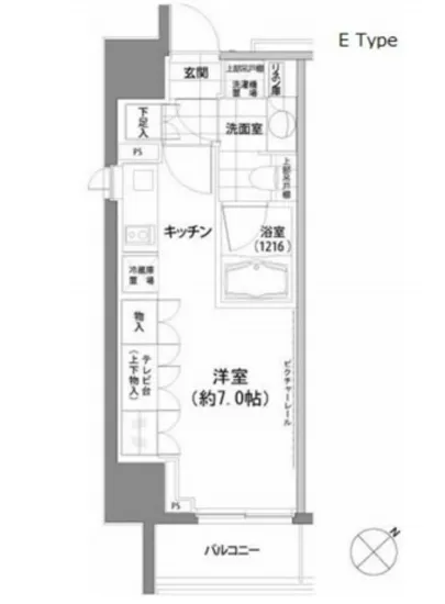 パークハビオ渋谷 1208