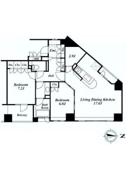 パークハウス高輪プラテア 9F