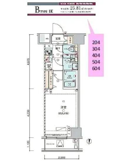 ジェノヴィア錦糸町2スカイガーデン 304