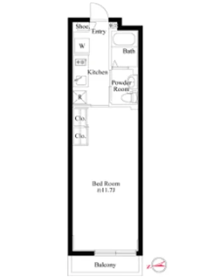 ルクレ高田馬場 304