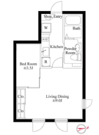 ルクレ高田馬場 301