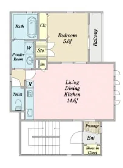 エルセリート赤坂 2F