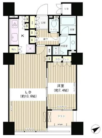 エンブレムコート明石町 1104