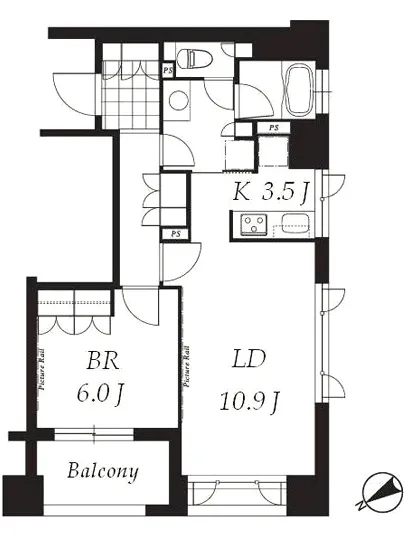 プライムメゾン銀座イースト 2F