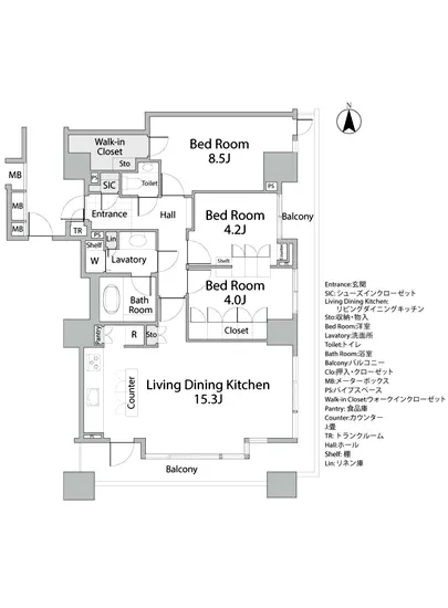 シティタワー四谷 15F