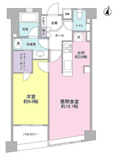 ノールフラット南麻布 203