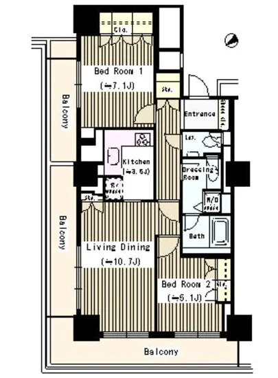 西新宿パークサイドタワー 1101