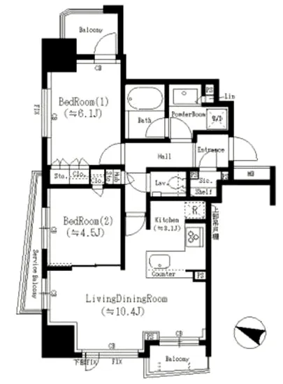 シティハウス文京本駒込 6F