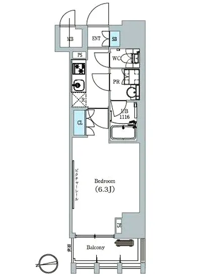 ディームス蔵前 403
