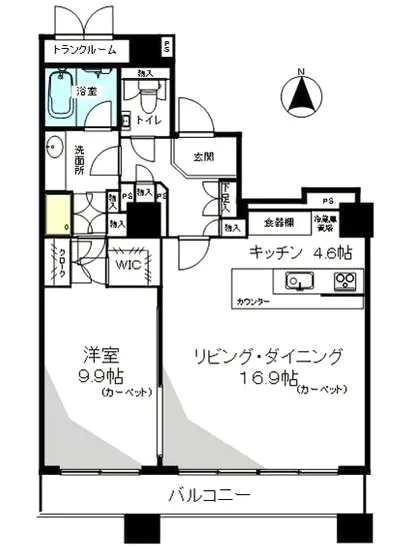 シティフロントタワー 9F