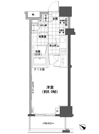 パークハビオ人形町 804