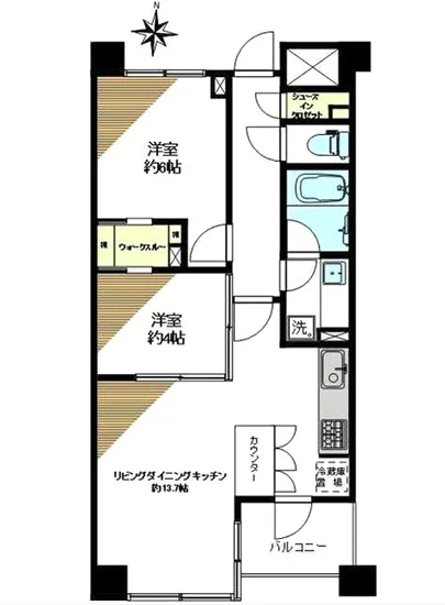 ブリリア新宿若松町id 4F