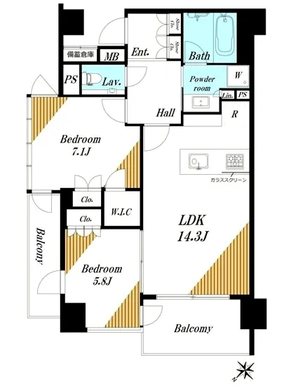ユニーブル渋谷神南 6F