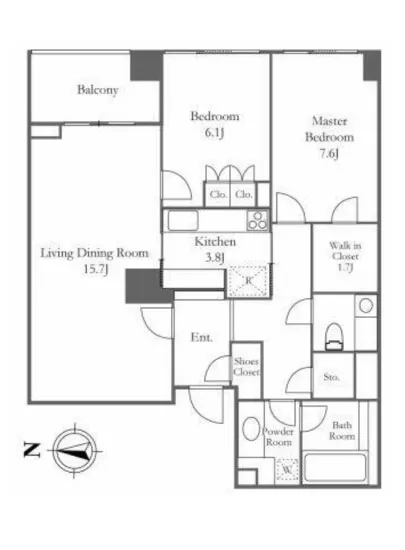 ディアナガーデン広尾 3F