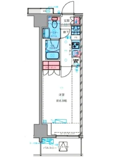 ジェノヴィア四谷三丁目グリーンヴェール 404