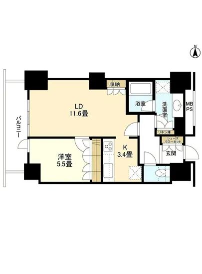ルネッサンスタワー上野池之端 1308