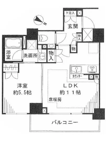 パークハウス目黒アーバンス 3F