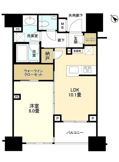 ルフォン築地ザ・レジデンス 6F