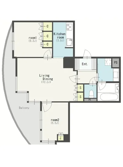 ドレッセ目黒インプレスタワー 802