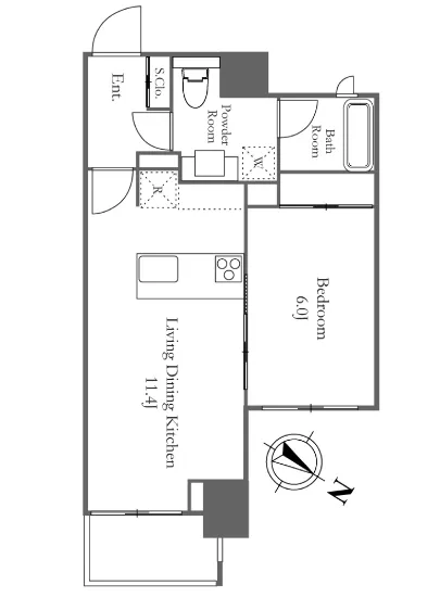 カーサスプレンディッド南麻布フラット 801