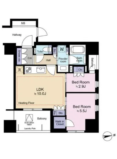 クレヴィアタワー大井町ザレジデンス 11F