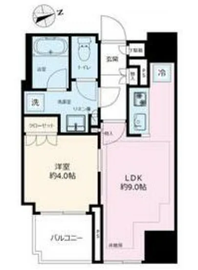 クレヴィアタワー大井町ザレジデンス 4F