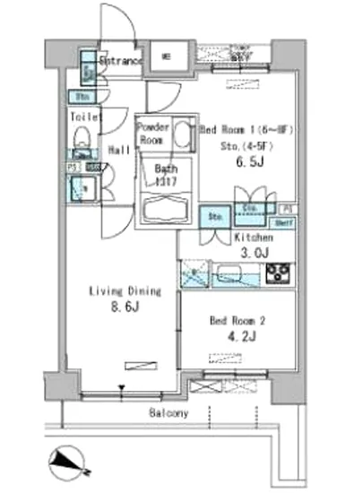 パークアクシス東十条 805