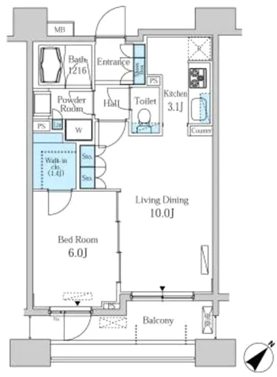 パークアクシス幡ヶ谷 1202
