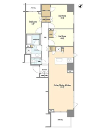 ドゥーエ月島2 1201