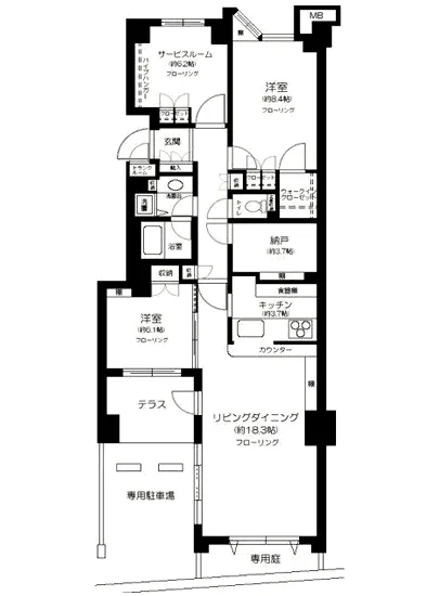 イッツ東京フォーサイトスクエア 1F