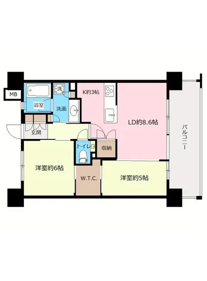 オークプレイス目黒リバーテラス 5F