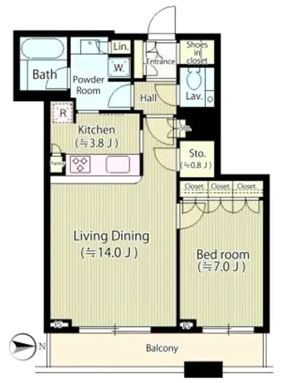 プラウドタワー東五反田 1309