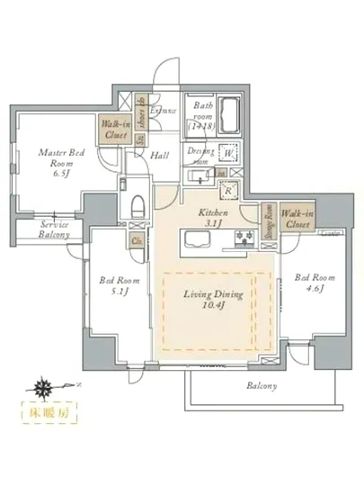 プライマルシティ神楽坂 1003