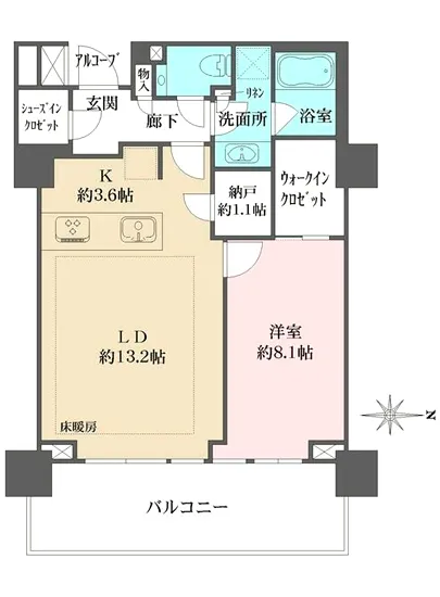 プラウド恵比寿ヒルサイドガーデン 609