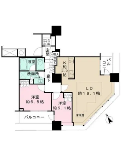 ザ・パークハウス西新宿タワー60 18F