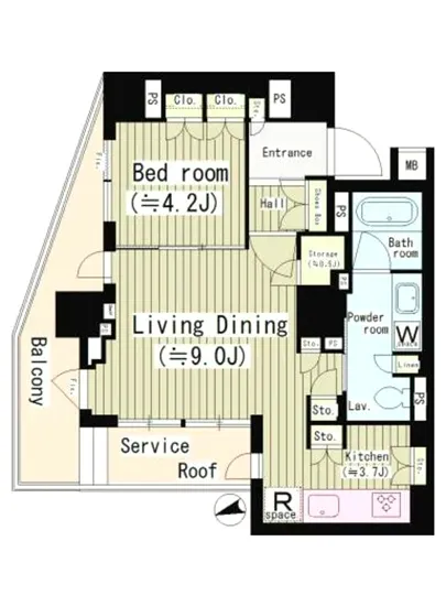 プラウド二子玉川トレサージュ 601