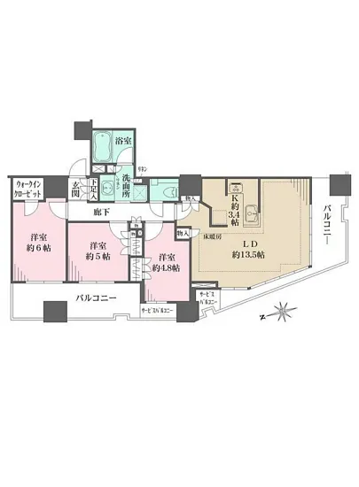 クレヴィアタワー大井町ザレジデンス 1805