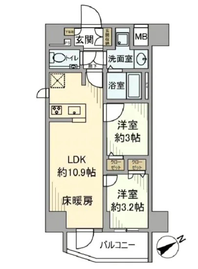 プレサンスジェネ浅草ウエスト 4F