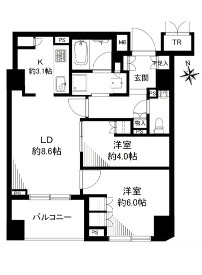 ブランズ本郷真砂 2F