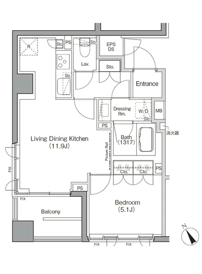 ミレーネ品川荏原 305