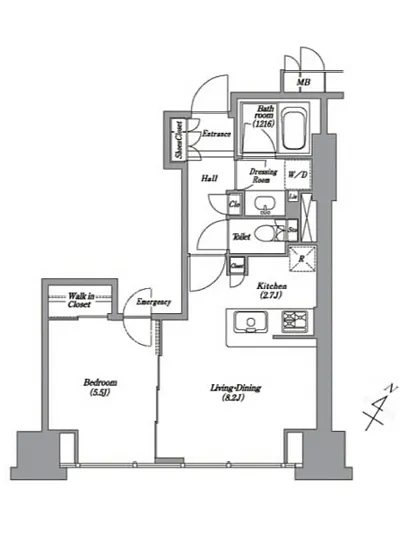 レキシントンスクエア白金高輪 1502