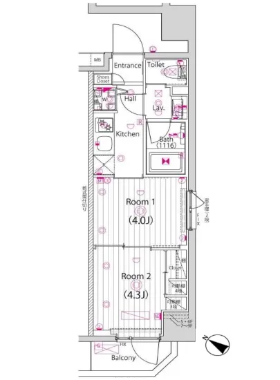 ガーラ・プレシャス赤坂見附 201