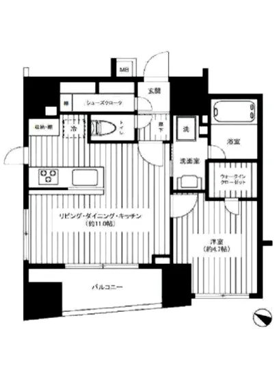 ウィルレーナ日本橋浜町 8F